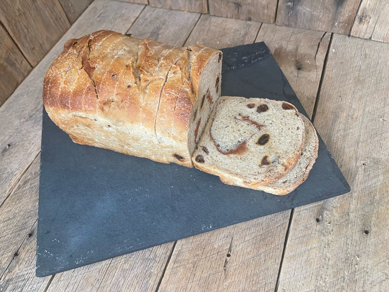 Sourdough Spelt Cinnamon Raisin Bread (Sliced)