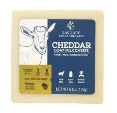 Cheddar - Goat Cheddar Cuts (LaClare Farms)