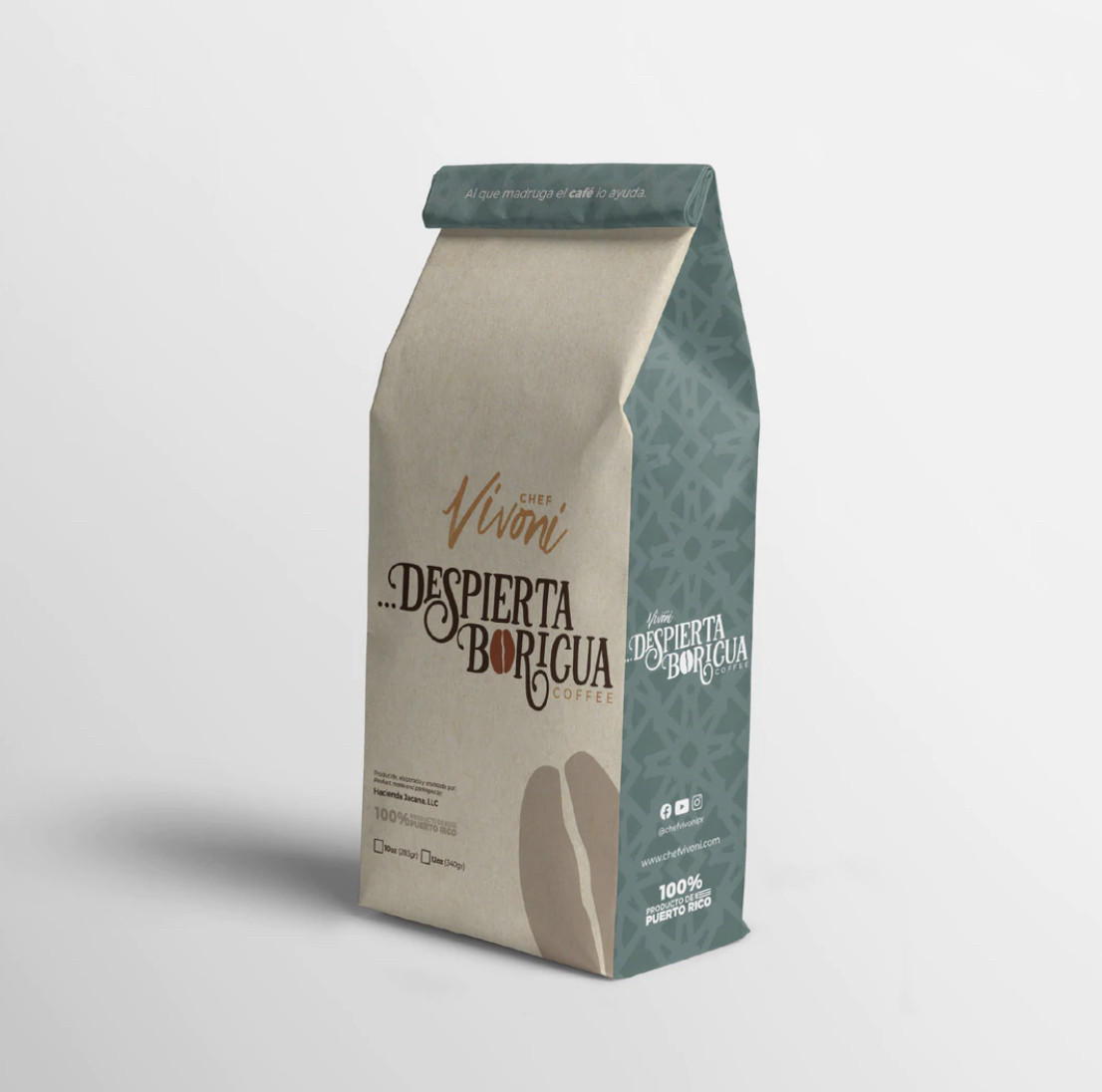 Despierta Boricua - Cafe en grano (WHOLE COFFEE)
