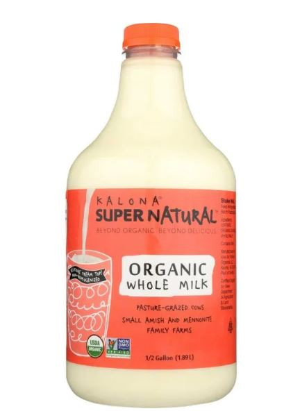 Whole Milk Half Gallon | Kalona Super Natural