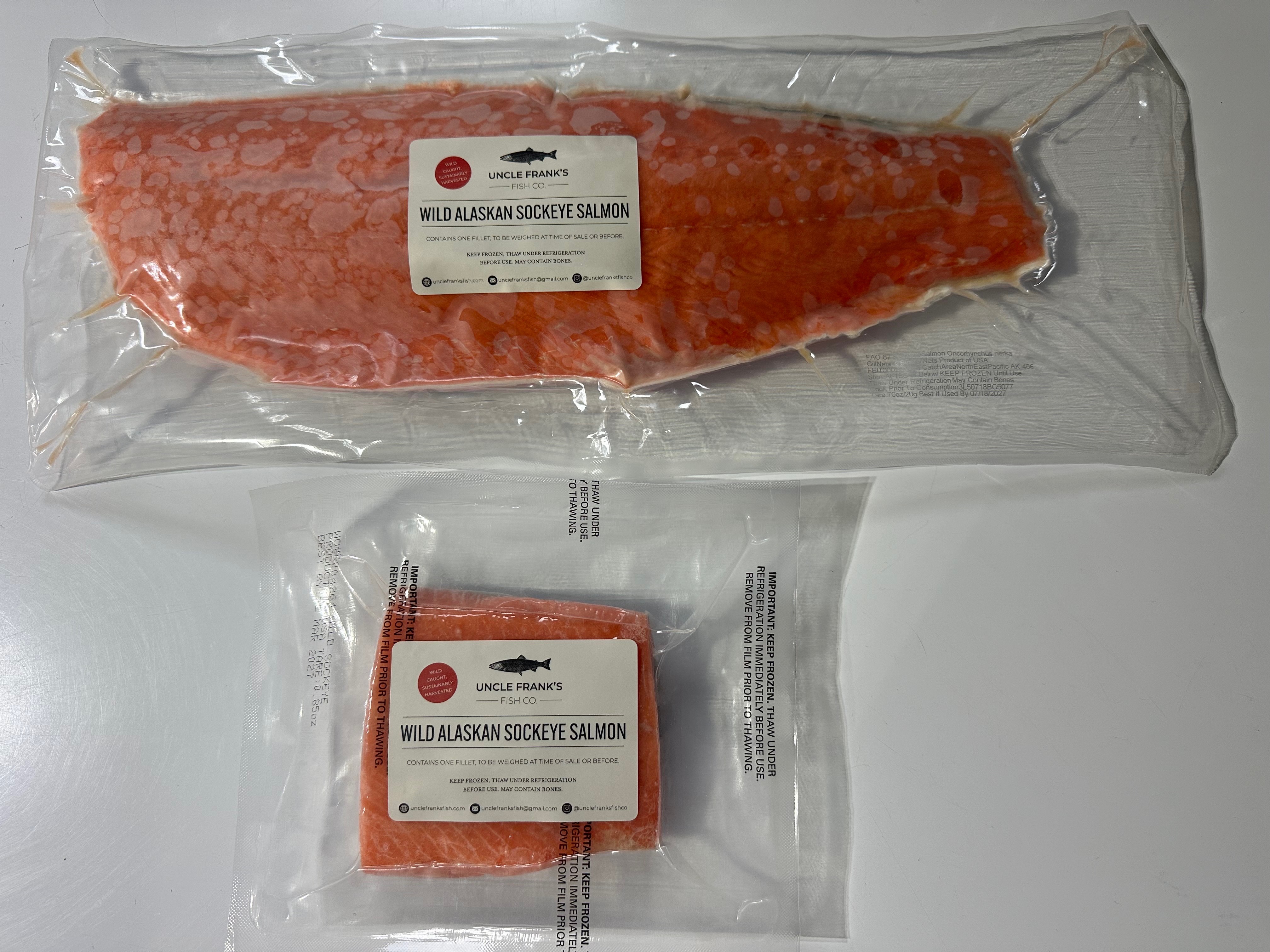 Fish, Sockeye salmon fillet  (UF)