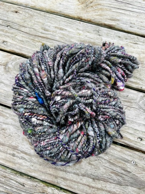 Charcoal Sparkle Art Yarn