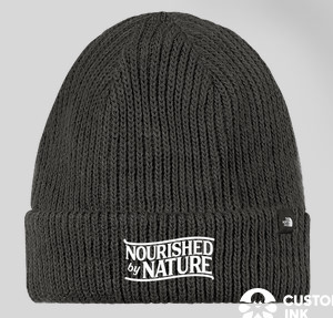 Nourished By Nature Embroidered Beanie