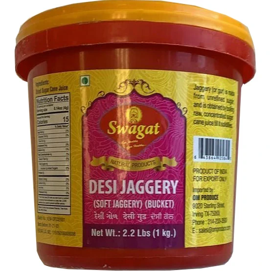 SWAGAT DESI JAGGERY BUCKET 1 KG 0643864925845
