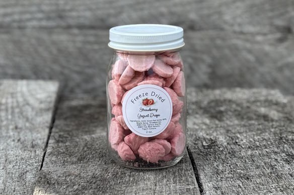 Freeze Dried STRAWBERRY Flavored Yogurt Drops