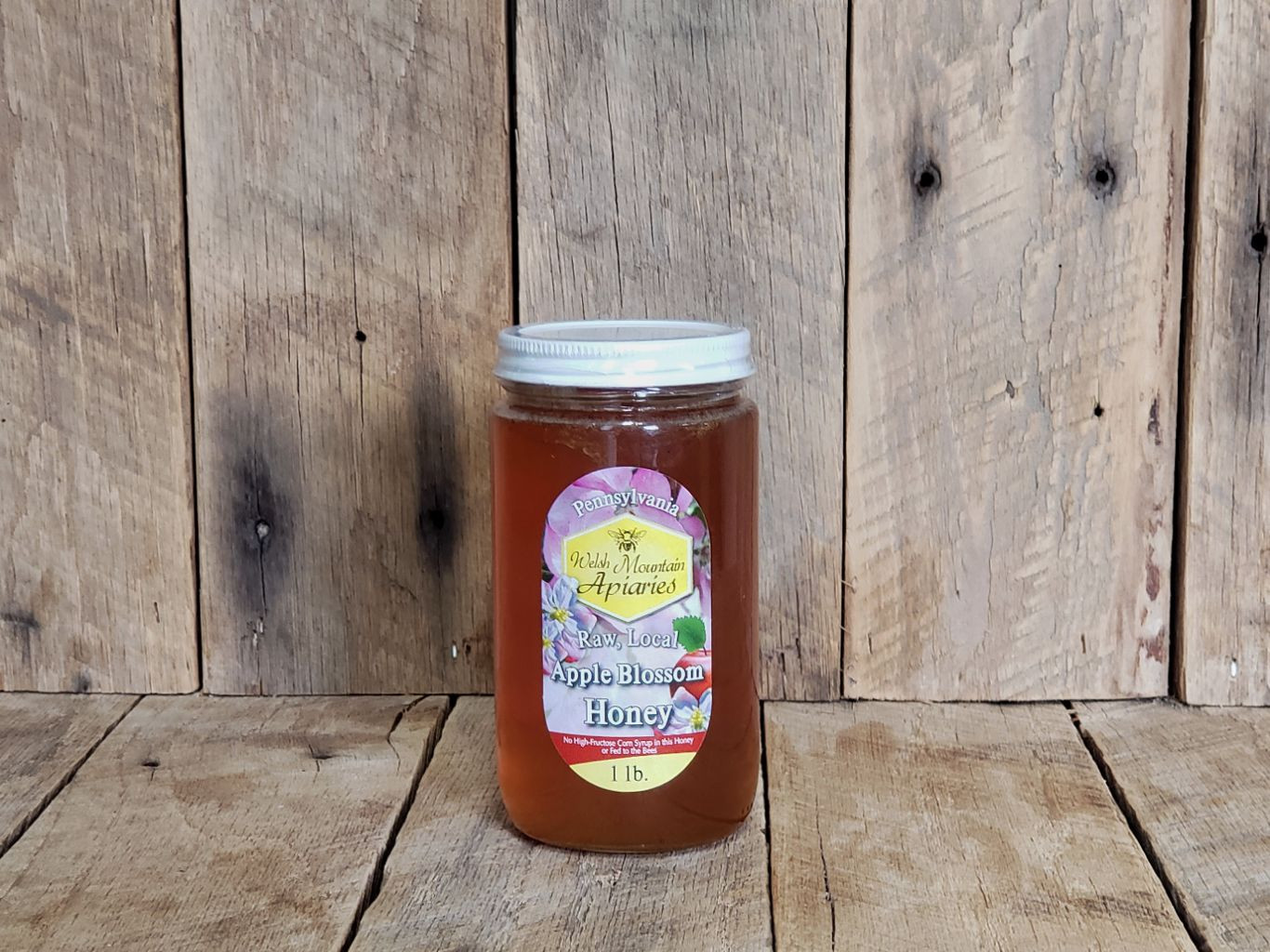 1 lb. Apple Blossom Honey (Seasonal)