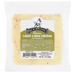 Cheddar - Garlic & Herb Cheddar Cuts (New Bridge)