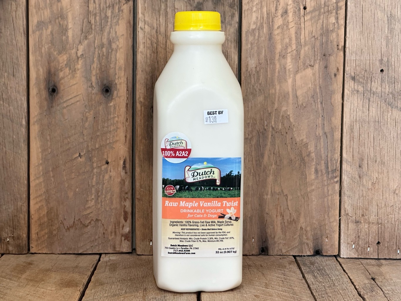 4 Pk Raw Drinkable Yogurt (Maple Vanilla)