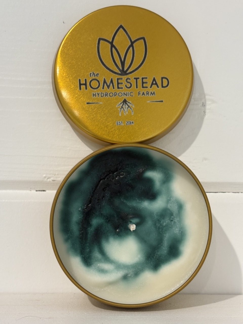 Winter Frasier Fir Candle (small gold)