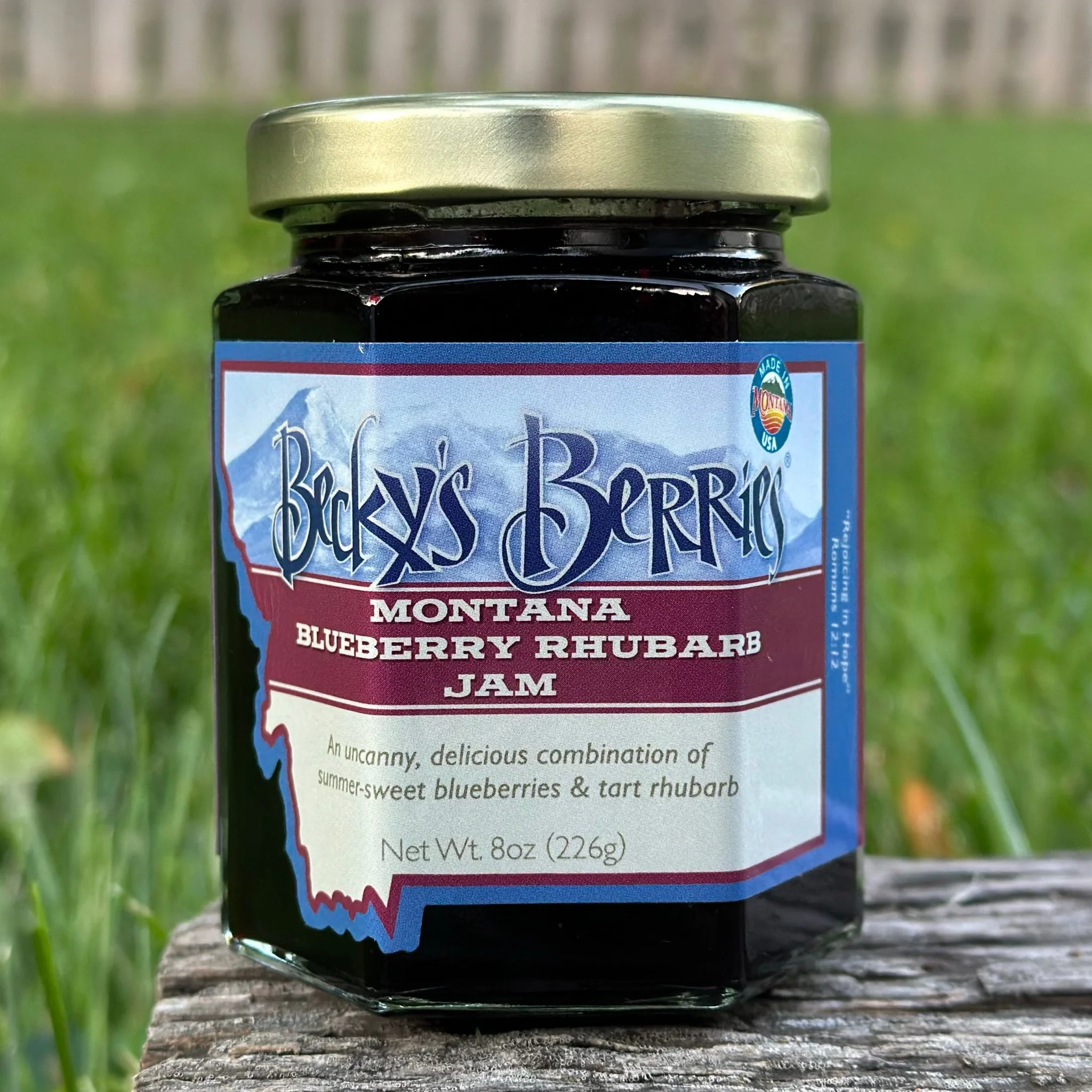 Blueberry Rhubarb Jam 8oz