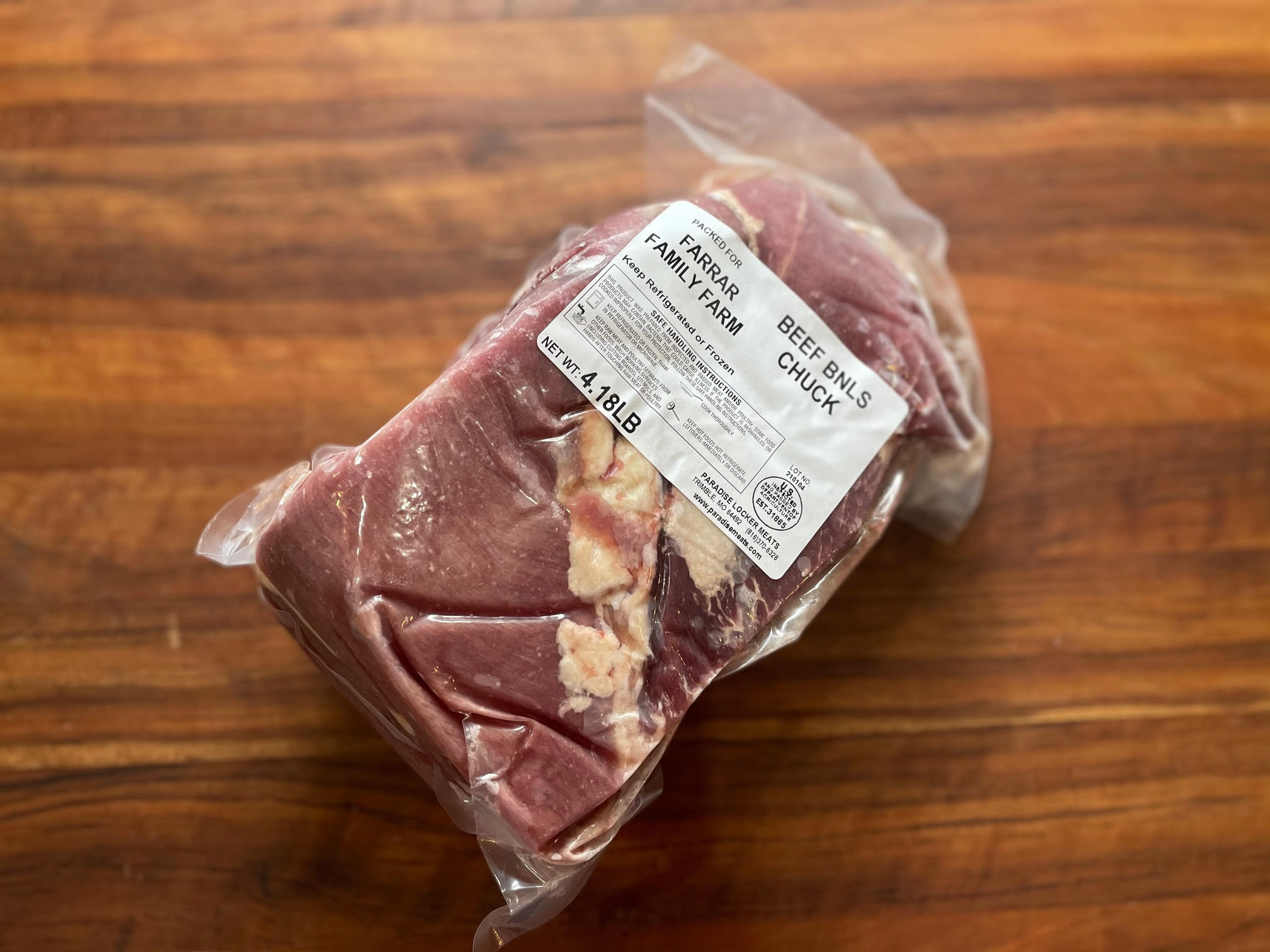 Chuck Roast, boneless