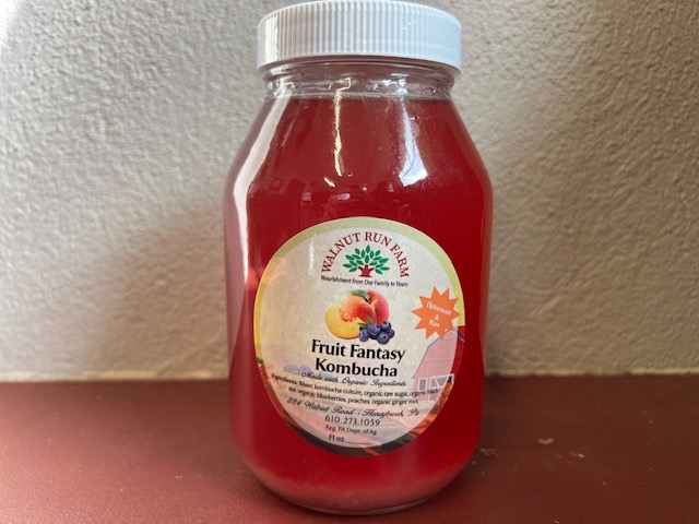 Fruit Fantasy Kombucha (Peach & Blueberry)