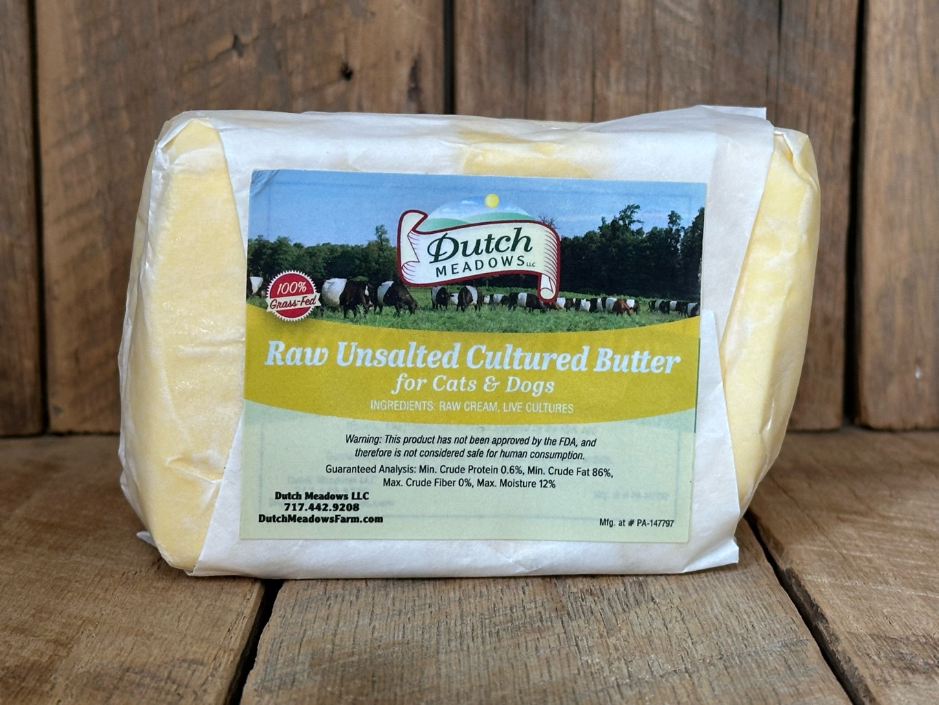 Raw Unsalted Cultured Butter