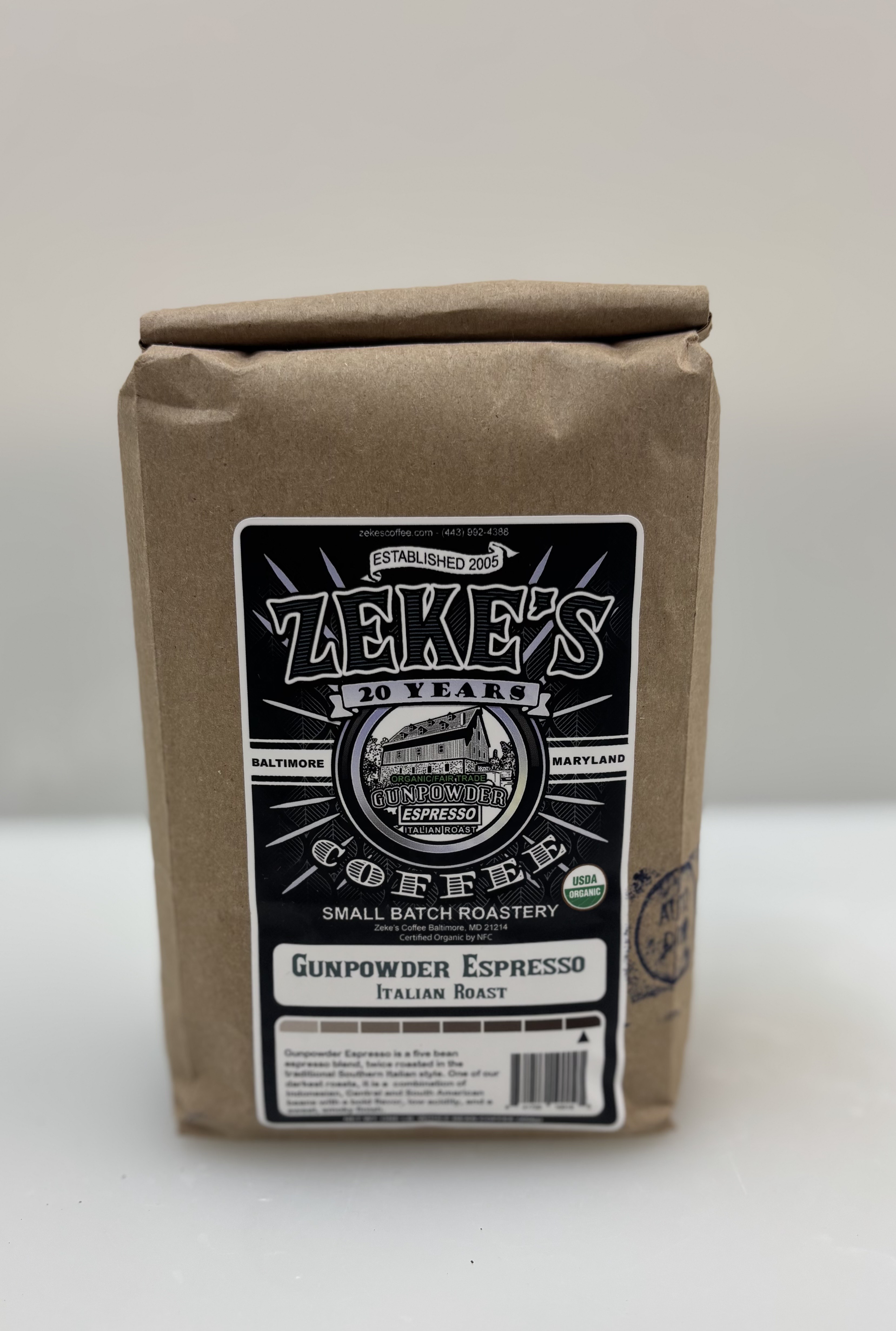 Zeke's Coffee "Gunpowder Espresso" - Auto Drip