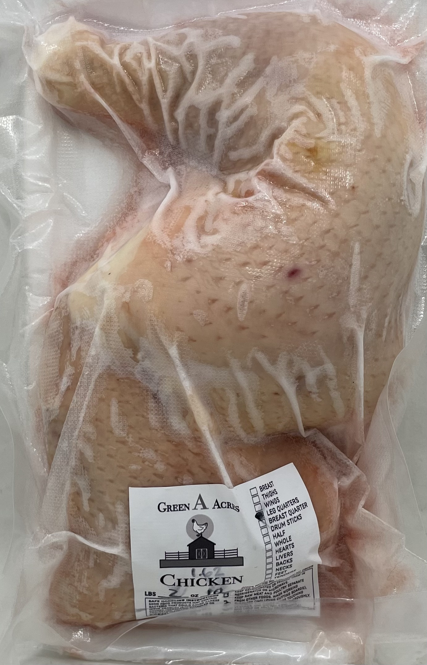 Green A Acres Chicken Leg Quarters