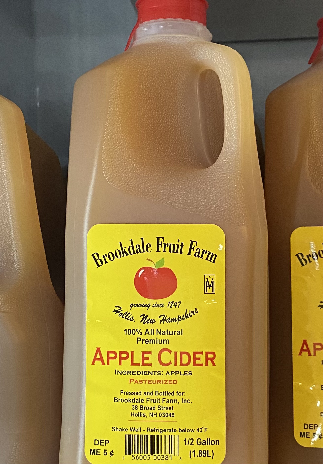 Apple Cider, Half gallon