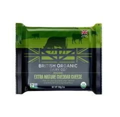 Cheddar - Extra Mature Cheddar Cuts Organic (British Organic Dairy Company)