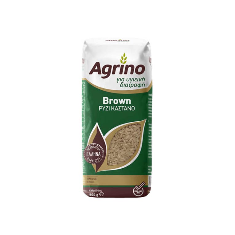 AGRINO BROWN RICE 500G