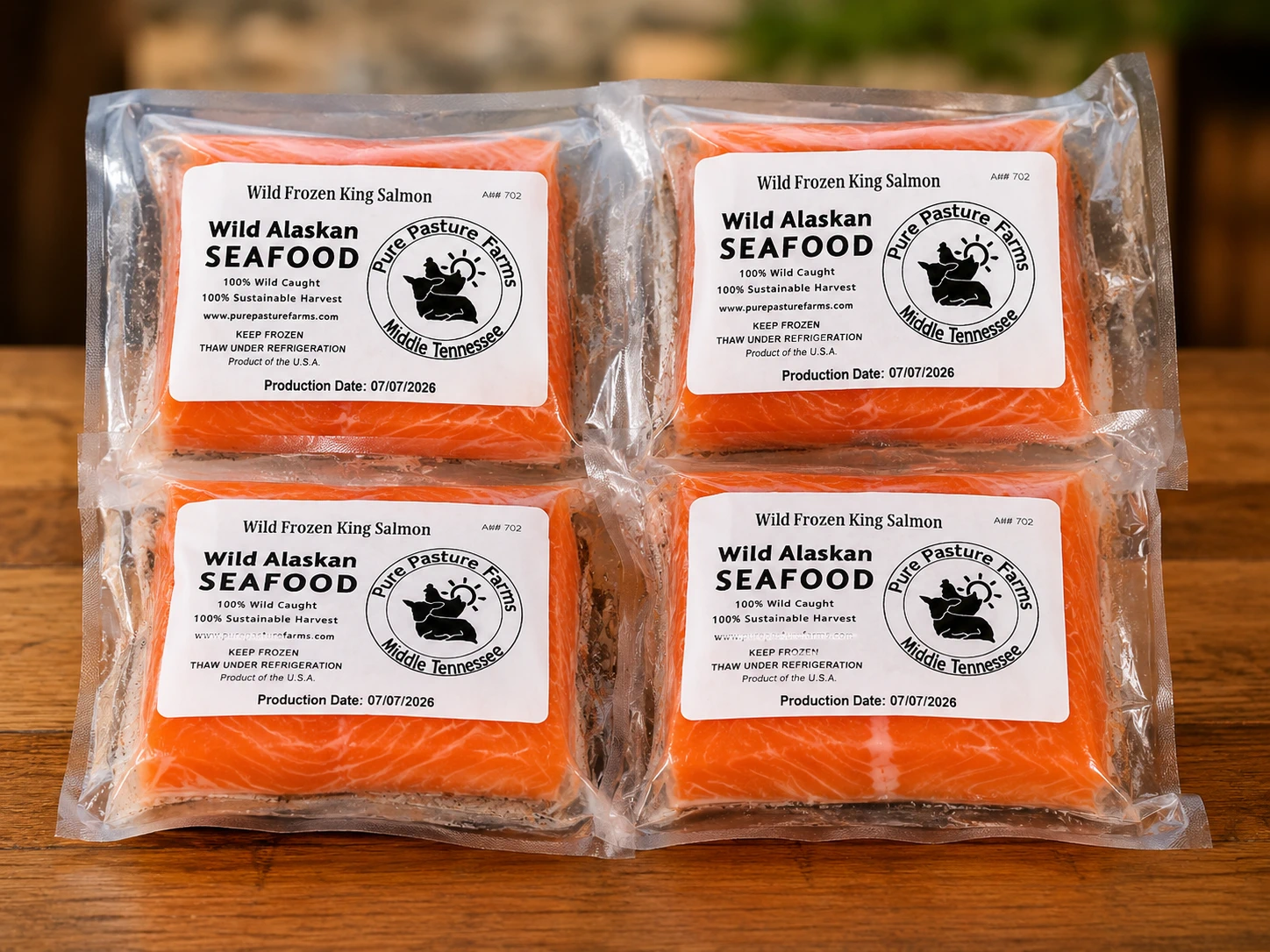 4 Alaska King Salmon Multi-Pack