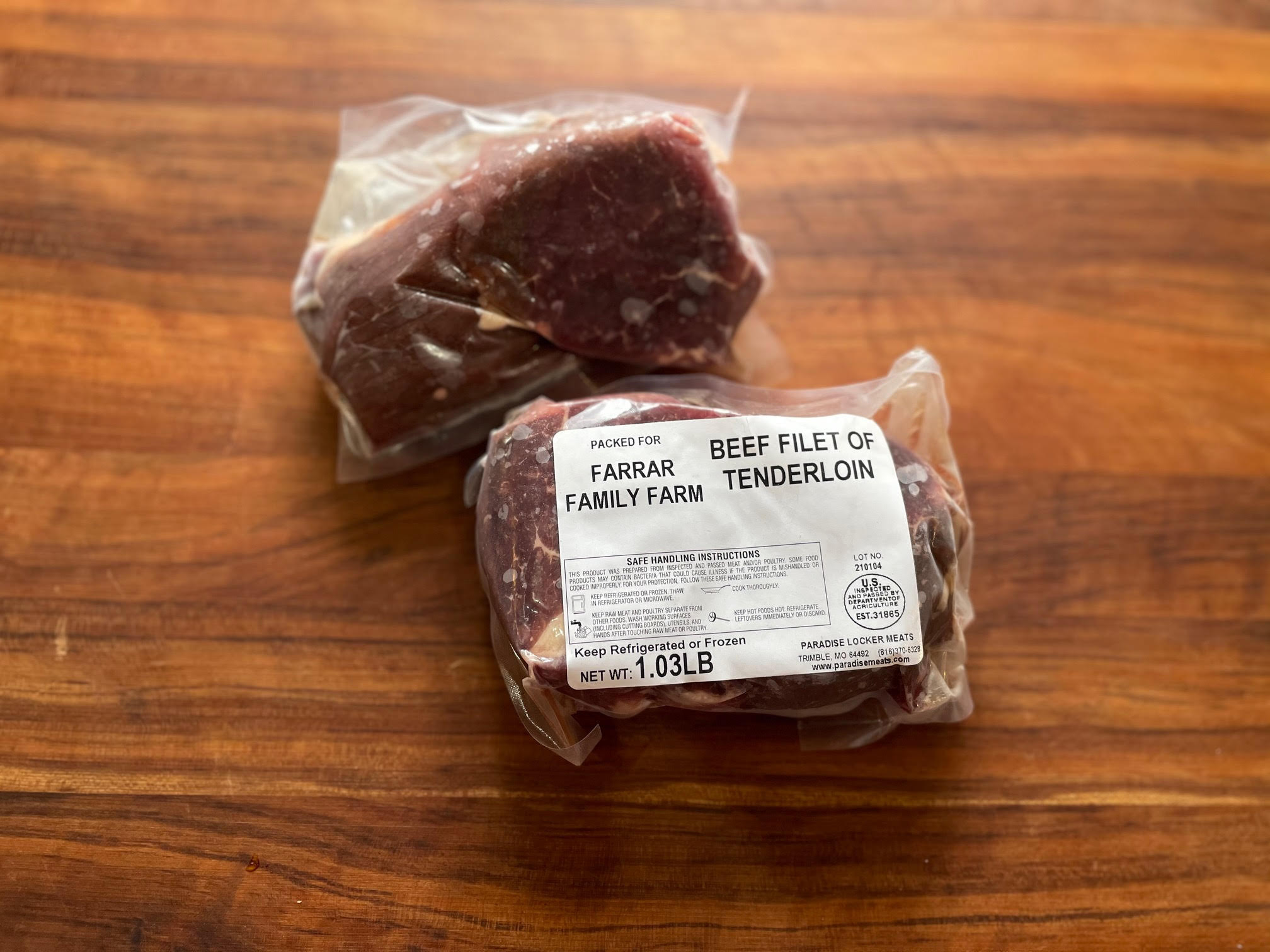 Filet Steak, boneless