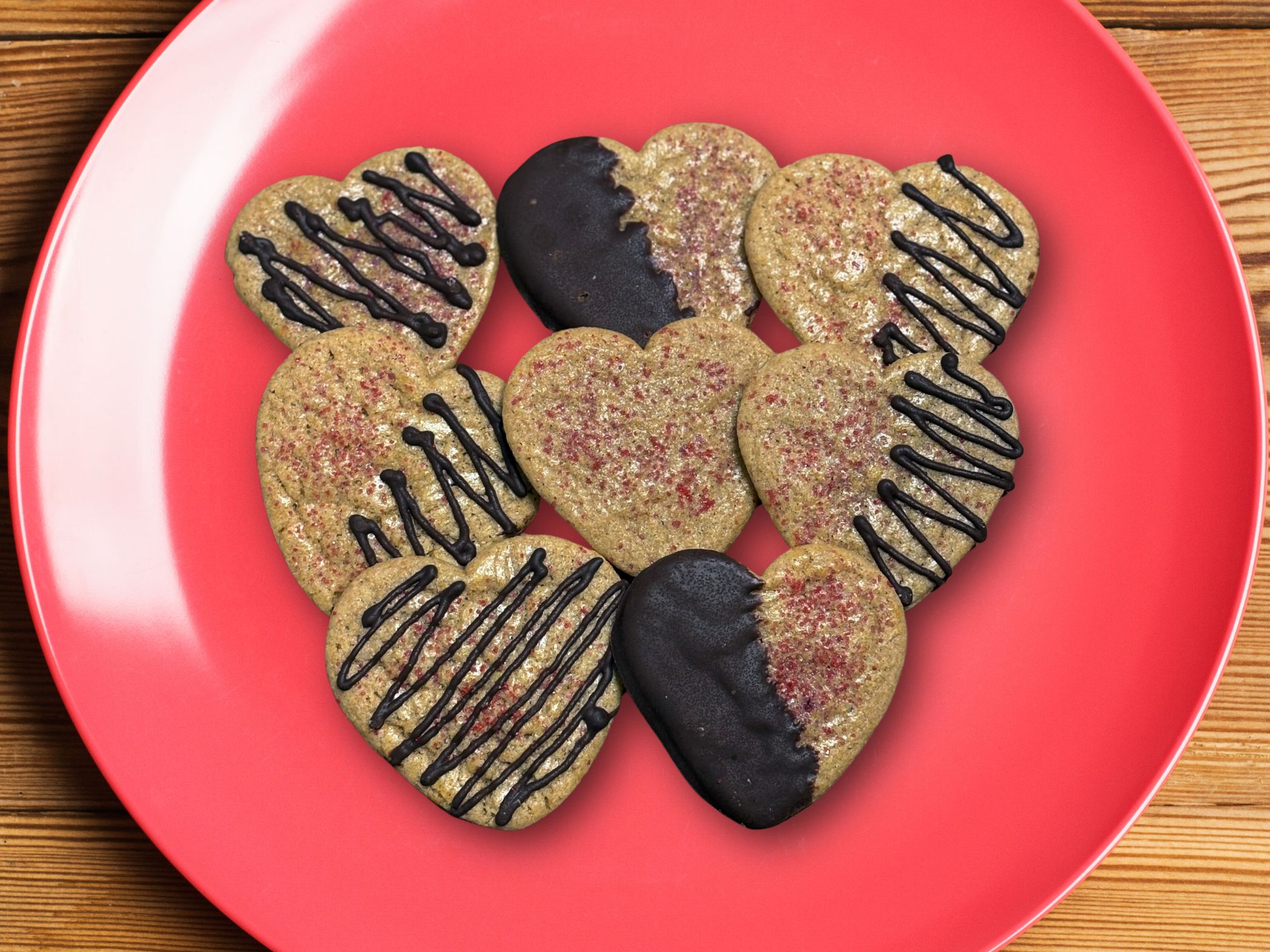 24 - Valentine's Day Sand Tart Cookies