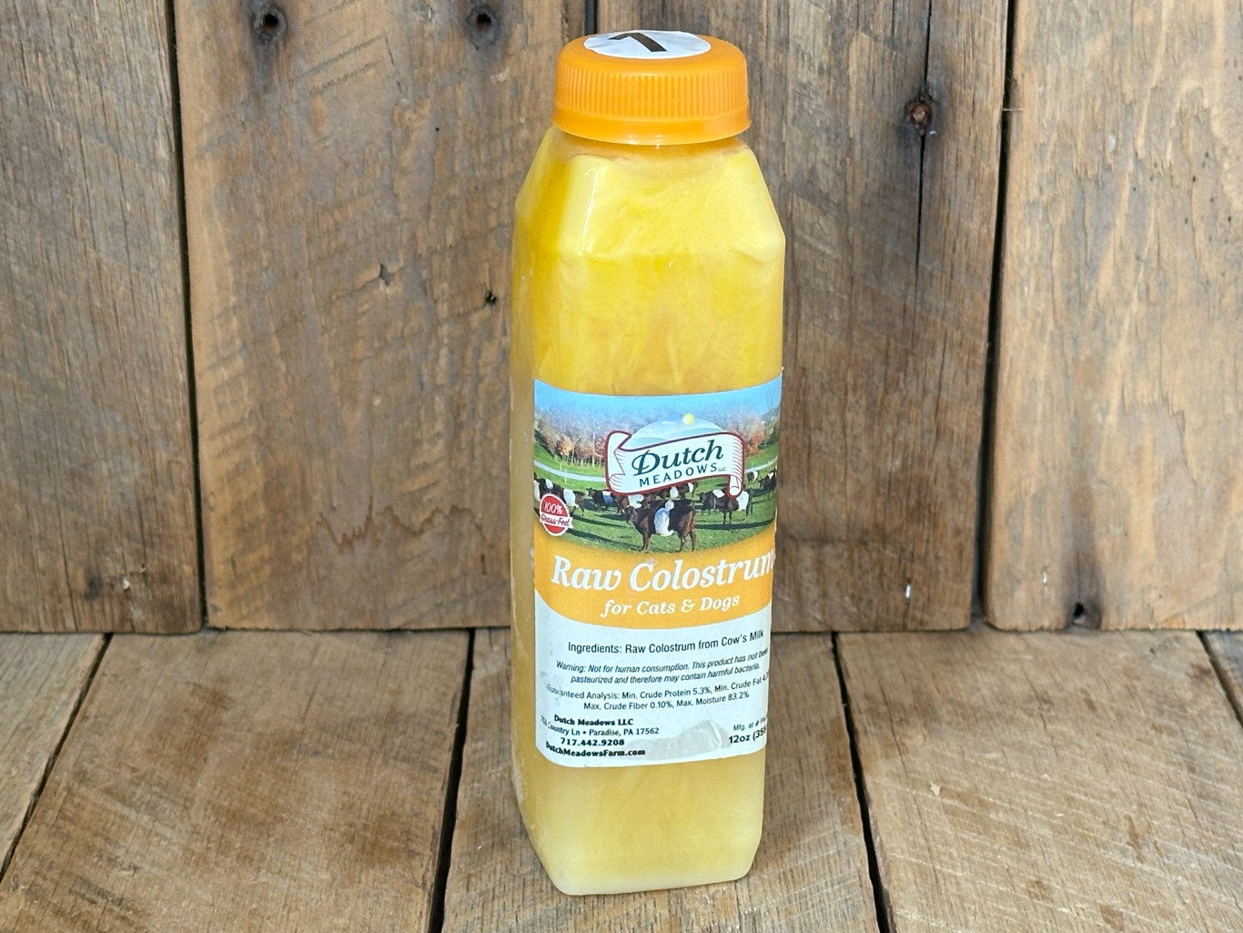 12 oz Raw Colostrum (First) - Frozen