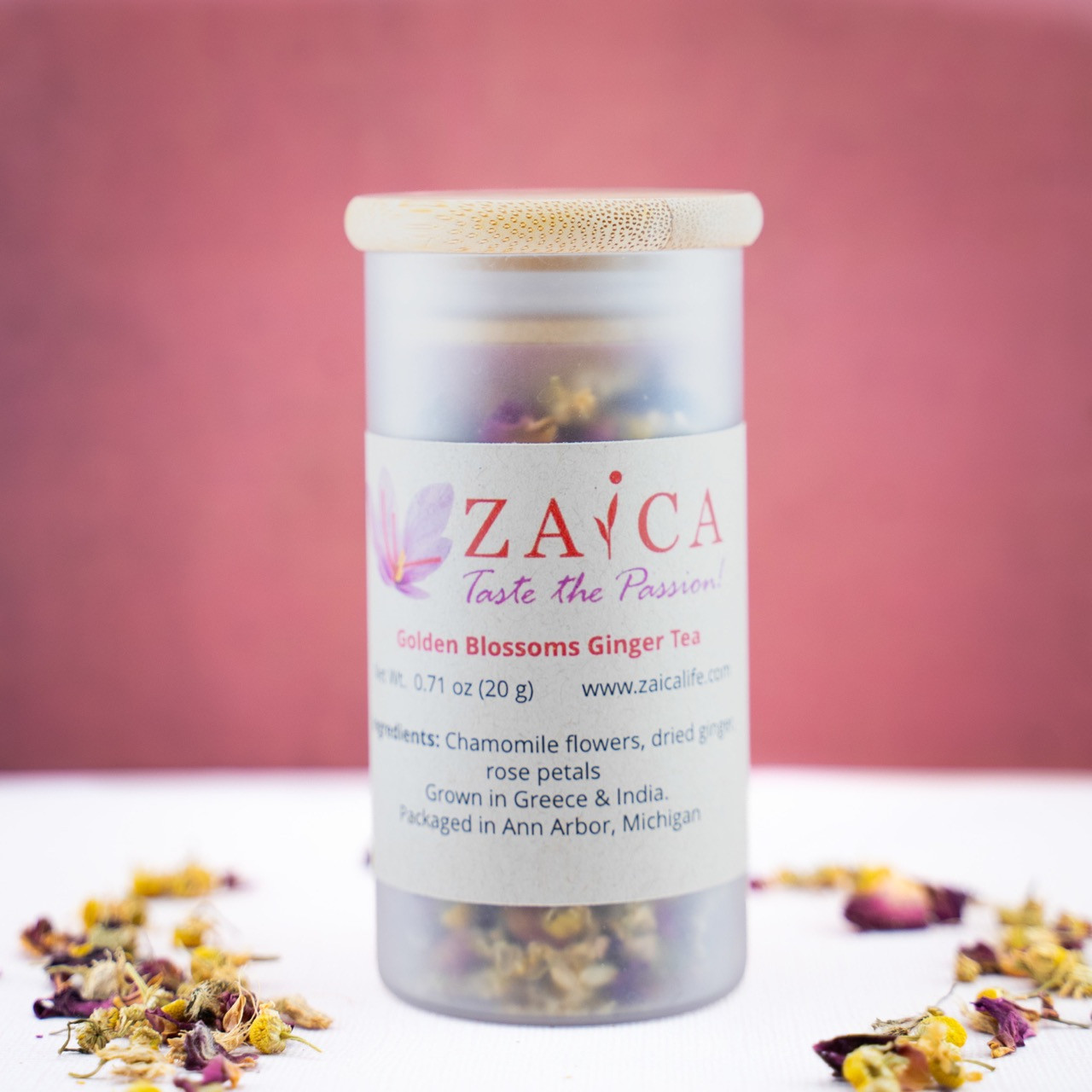 Loose-Leaf Tea | Golden Blossoms Ginger | Zaica