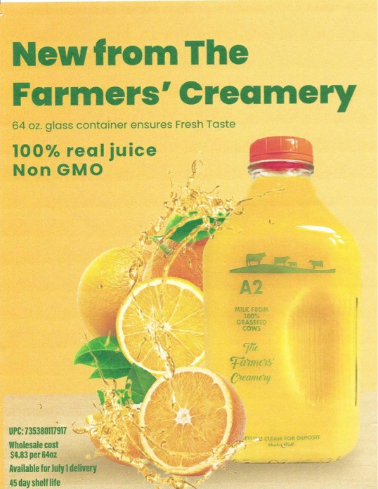 All Natural Orange Juice 1/2 gallon FC