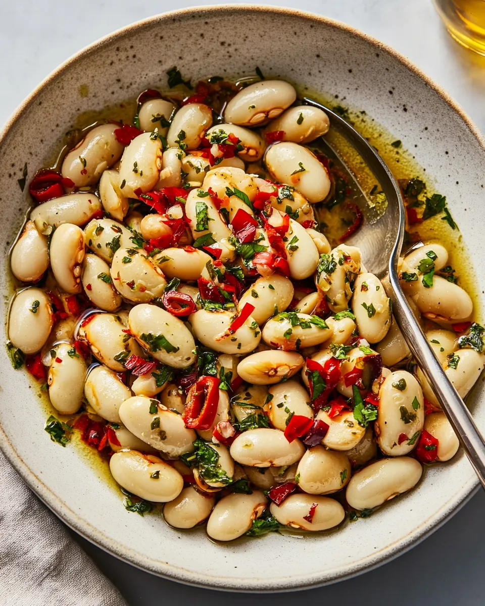 Salad of the Week #2 -  Marinated Gigante Beans Meze - Pint