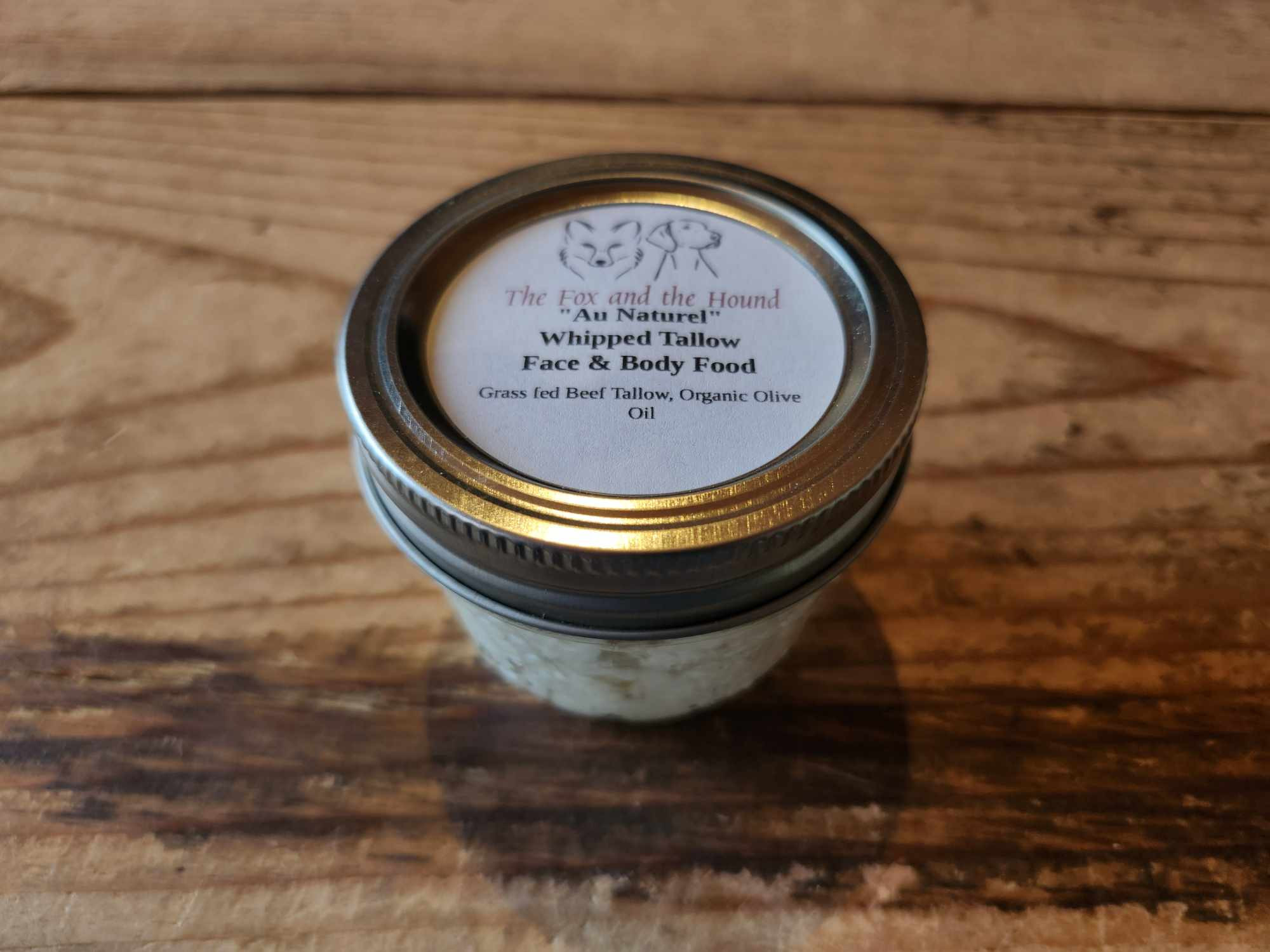 F&H "Au Naturel" Whipped Tallow Face & Body Food
