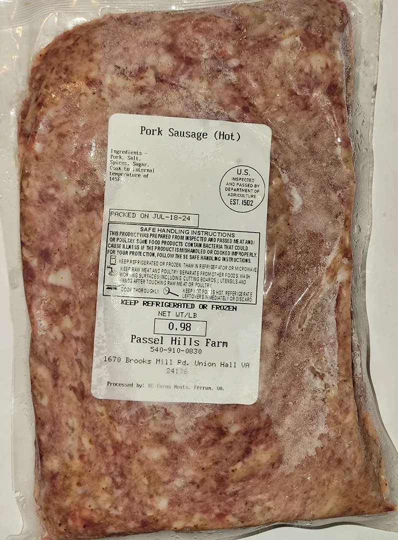 Hot (Not Spicy) Pork Sausage
