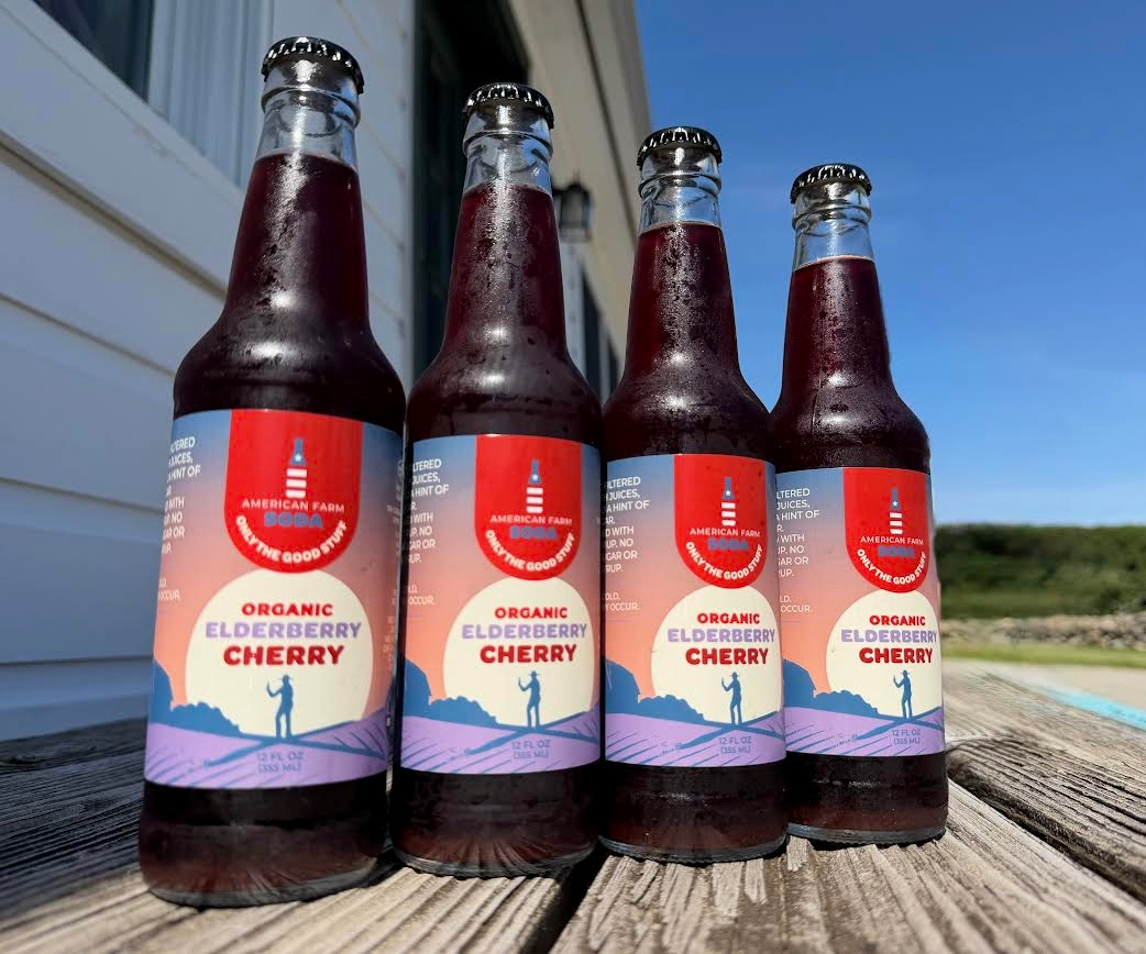 American Farm Soda - Organic Elderberry Cherry