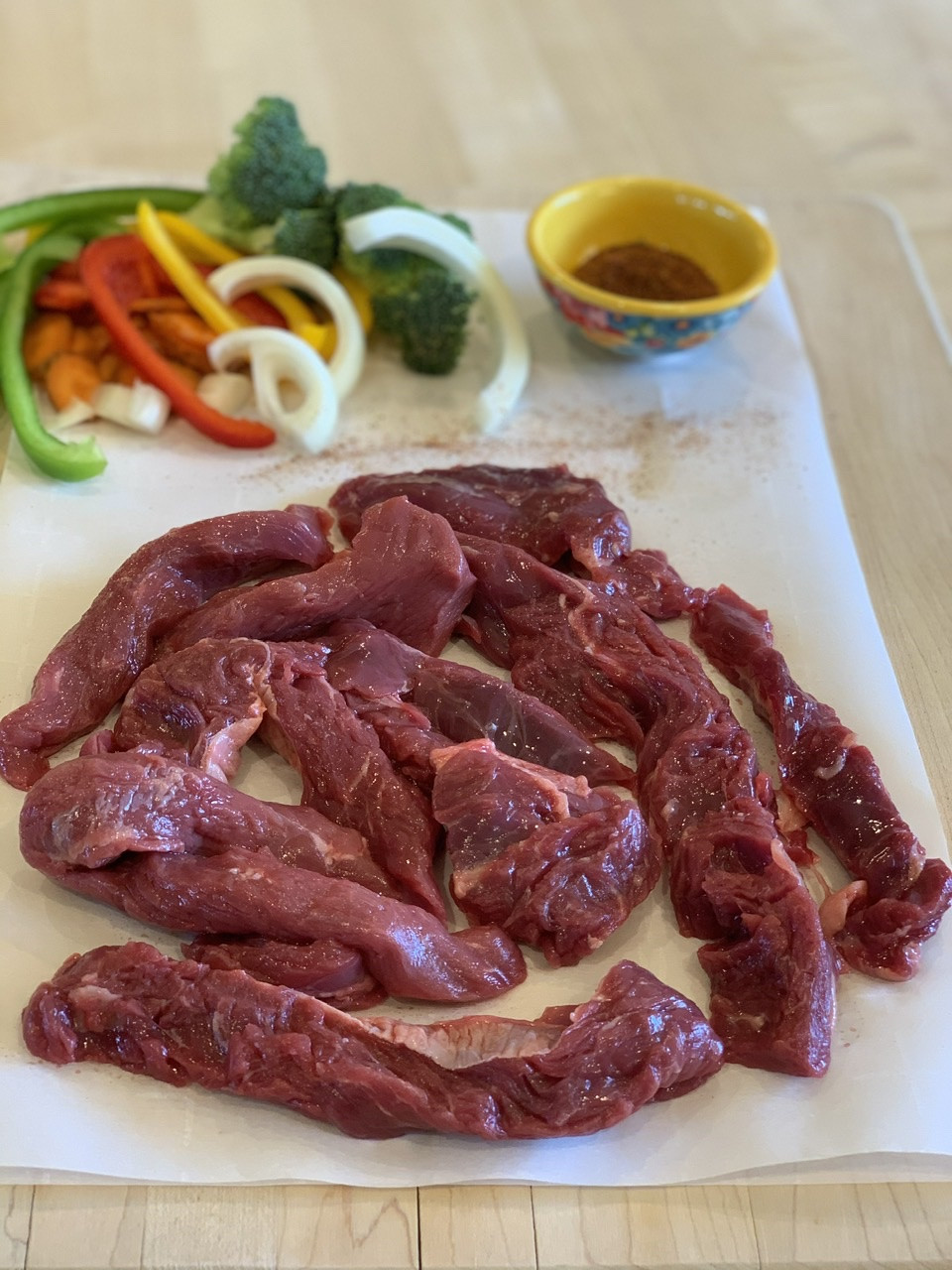 Beef Fajita Strips (Unseasoned)