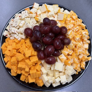 CHEESE TRAY CUBED 30-35  PEOPLE  3 3/4 LBS