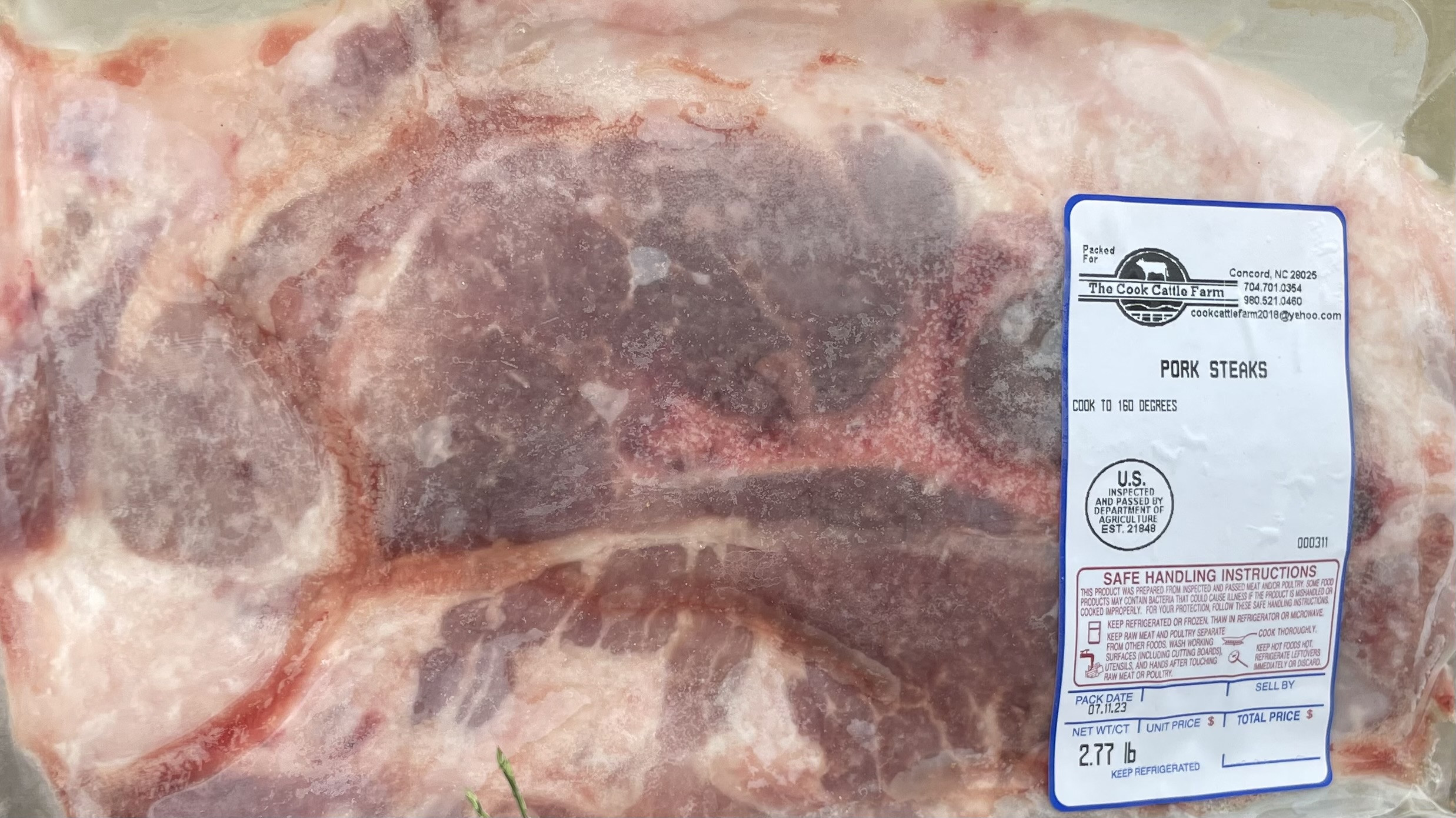 Pork Steaks