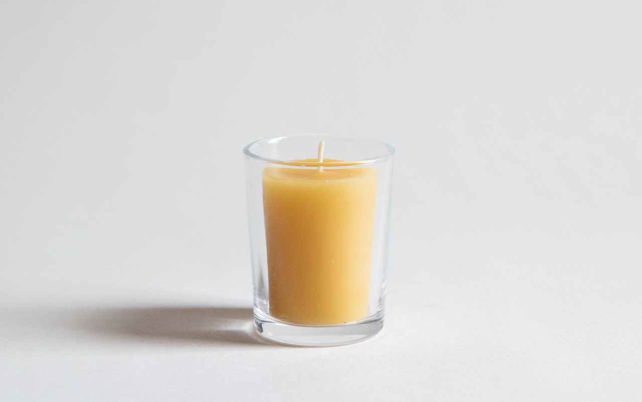 VOTIVE BEESWAX CANDLE