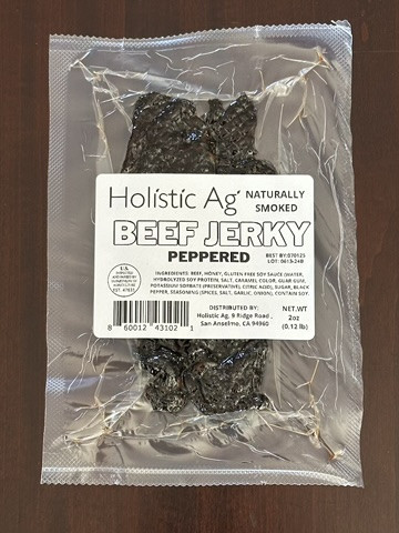 Holistic Ag Beef Jerky - Peppered