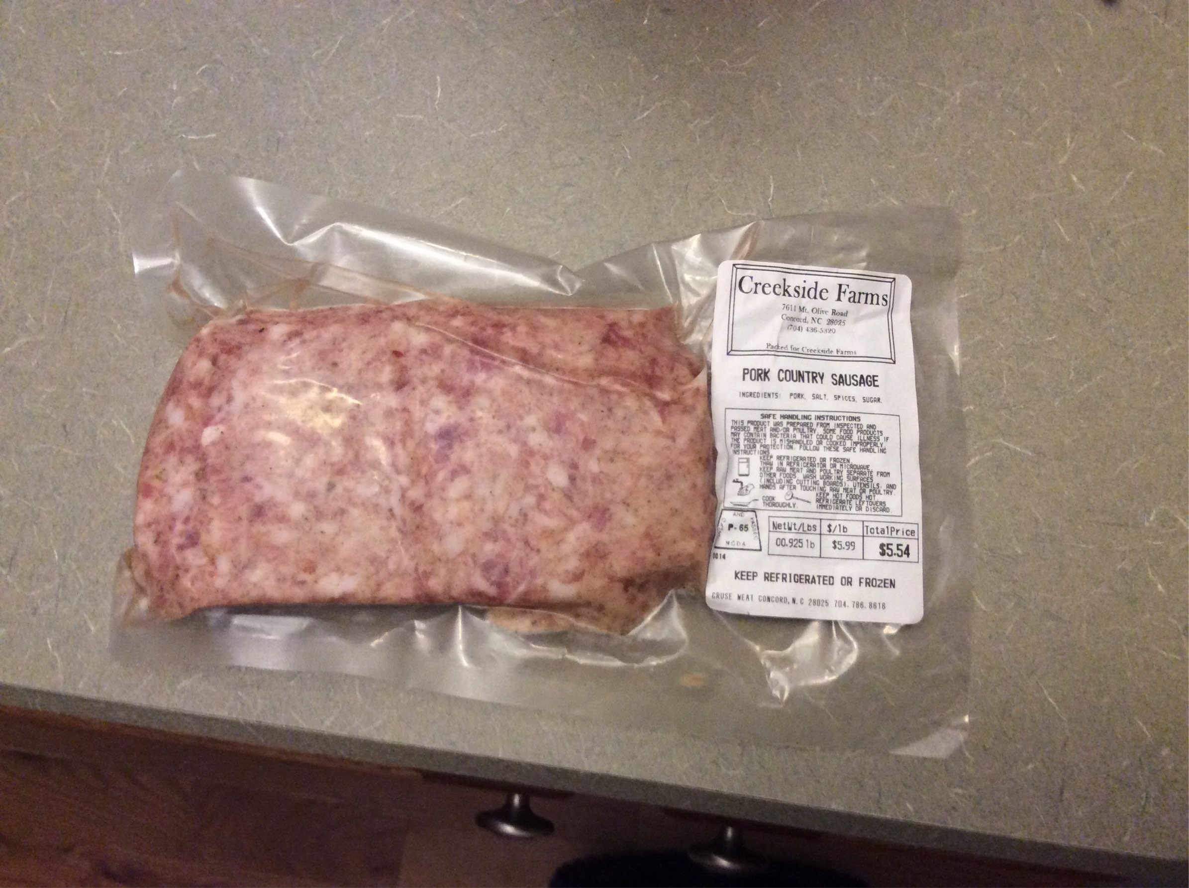 10 pack - Mild Breakfast Sausage - Pork