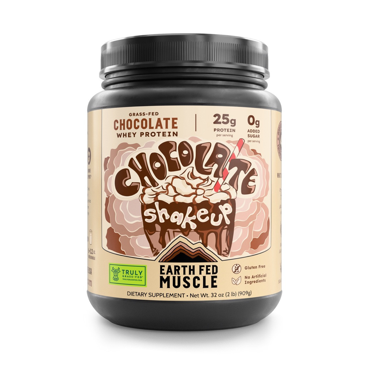 Whey Protein Powder | Chocolate | Earth Fed Muscle