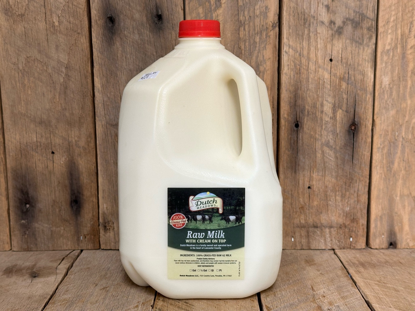1 GALLON Raw Milk (A2A2)