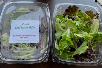 5 oz clam - Lettuce Salad Mix (OG)