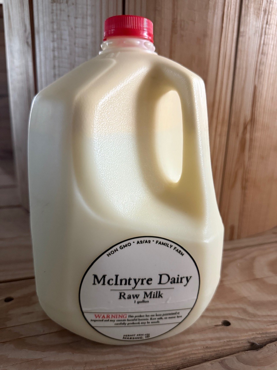 Raw Milk (1/2 gallon)