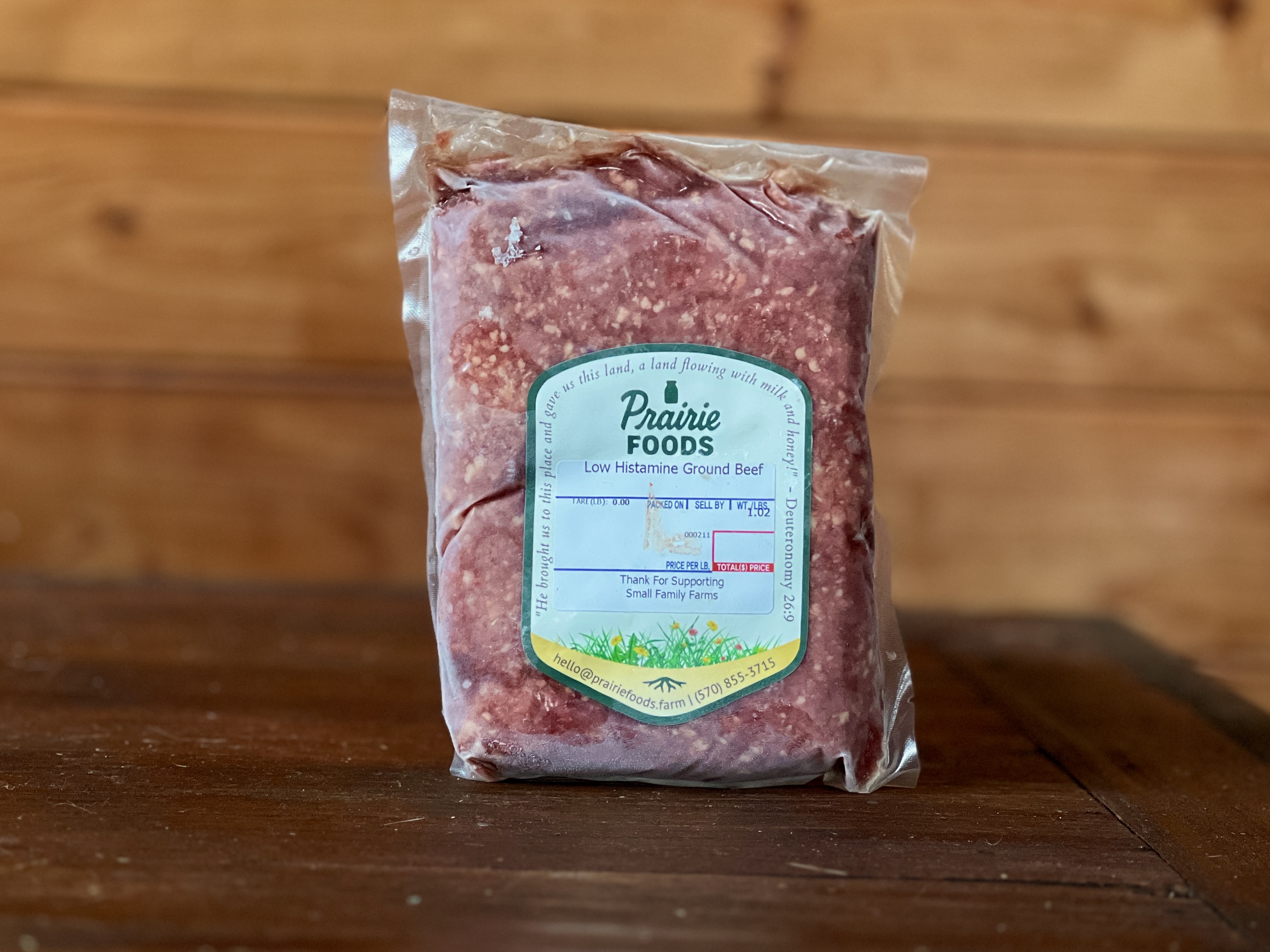 Low Histamine Ground Beef, 1lb