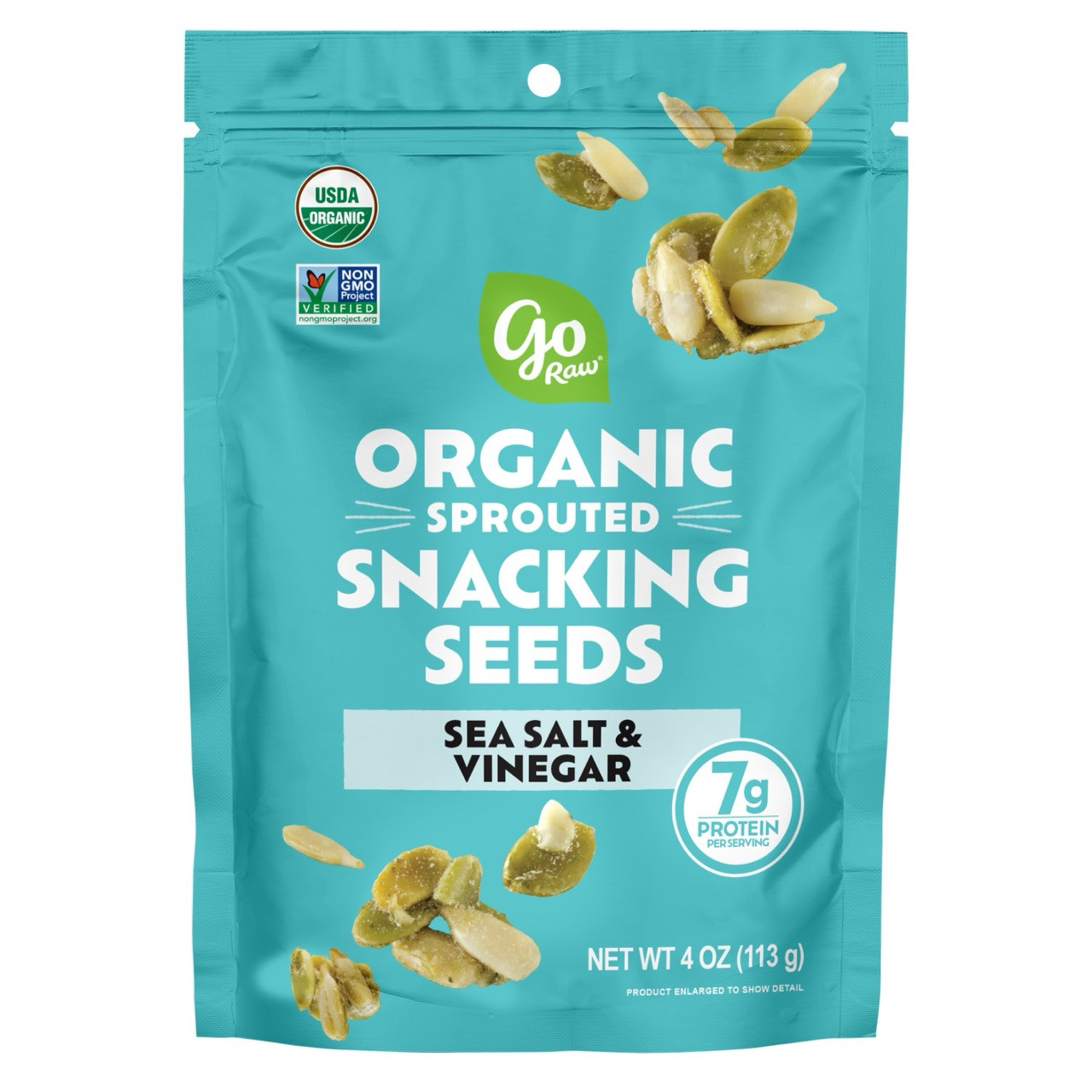Snacking Seeds | Sea Salt & Vinegar | Go Raw