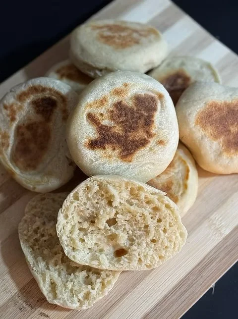 Sourdough English Muffins