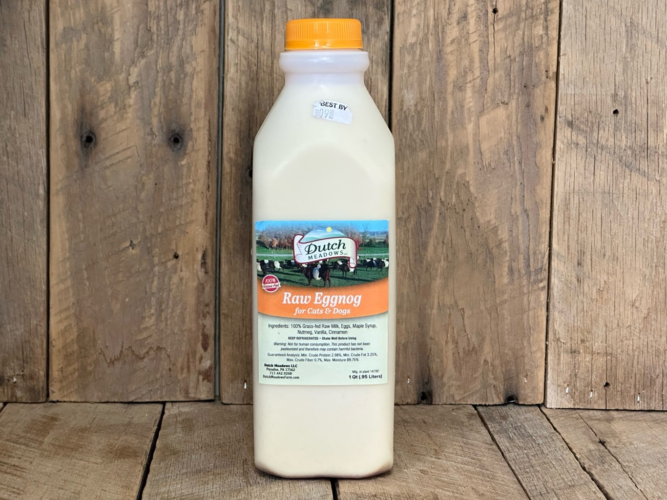Quart Holiday Eggnog (RAW)
