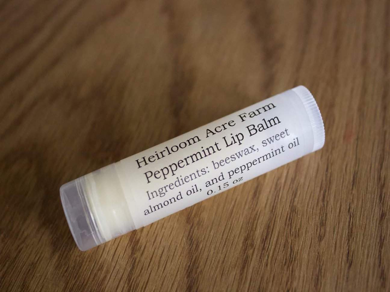 Beeswax Peppermint Lip Balm