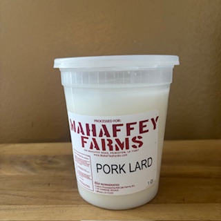 Mahaffey Farms - Rendered Pork Leaf Fat (Lard) Red Label Quart