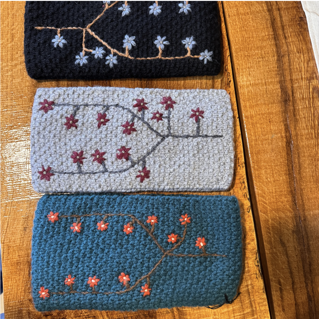 Embroidered Ear Warmer