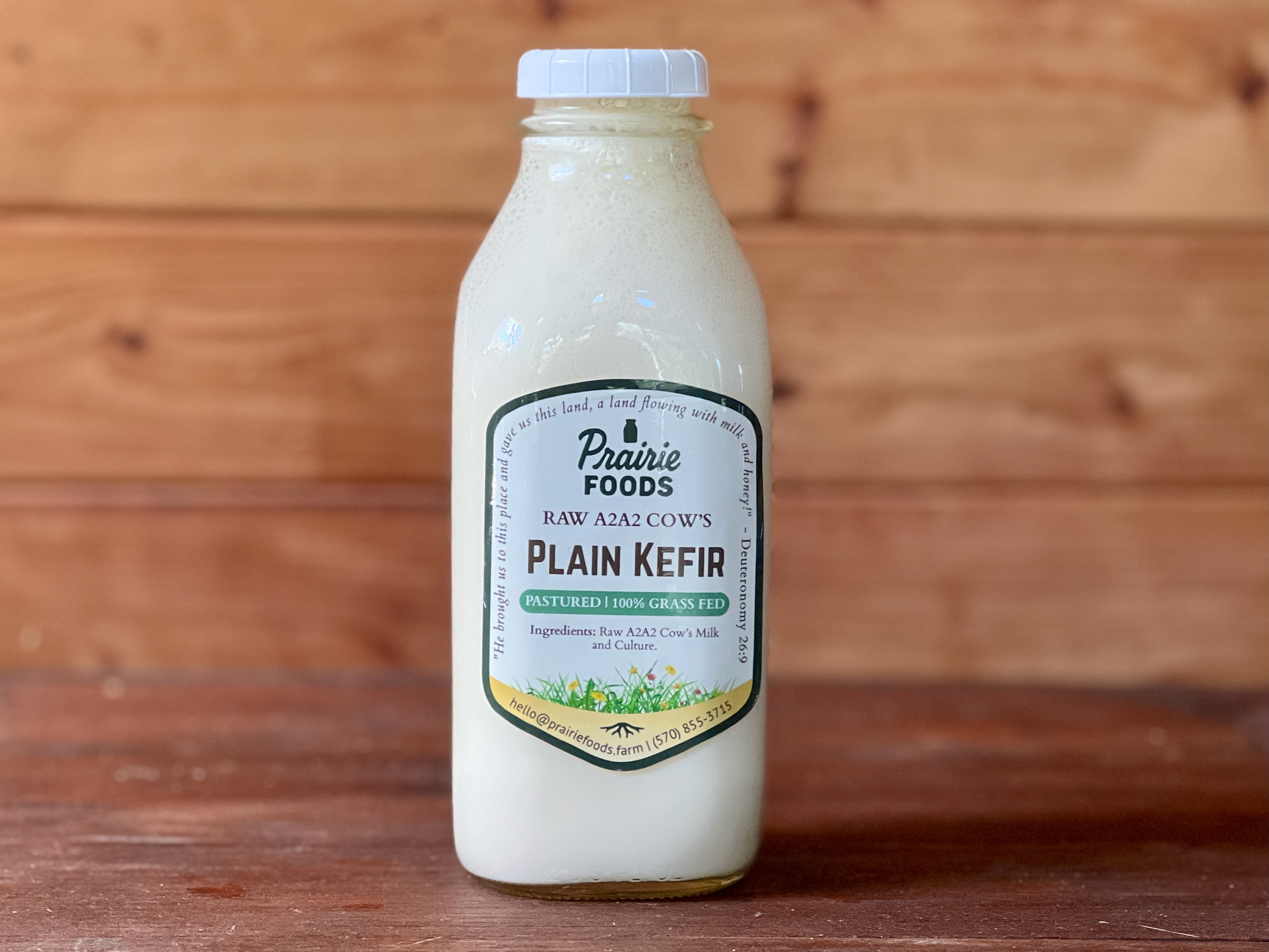 Plain Kefir, 1 quart (Glass)